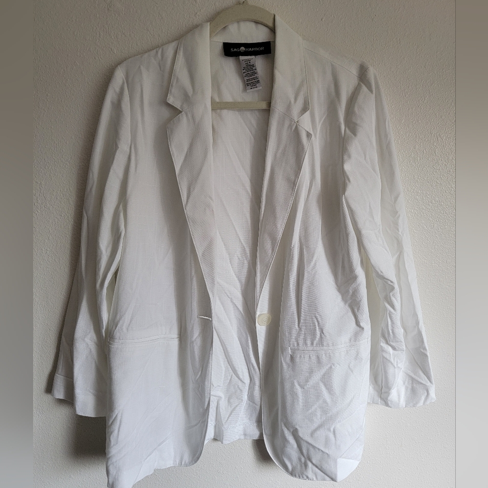 Sag Harbor White Blazer